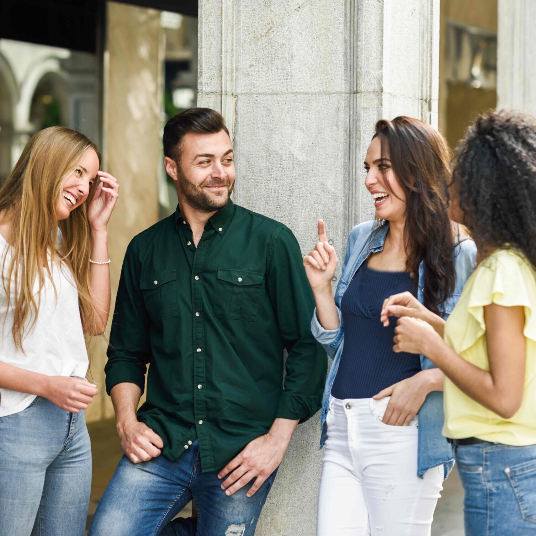 Menschen im Gespräch